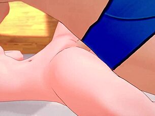 gwen vuelve de la ducha a descansar pero acaba caliente y follada en su cama versión adulta?