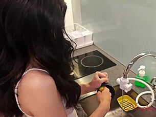 Banging my hot cleaner lady for an extra tip, POV style 😏