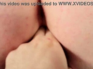 Jade Edwards performs muff diving on shaved pussy in POV doggystyle