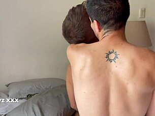 I woke up horny craving gay morning sex with a big mexican cock bareback