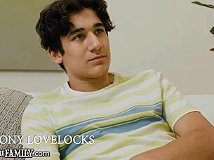 Out Of The Family - Busty Rebel Stepsister Convinces Her Stepbrother To Fuck Her While She Crashes His Bed