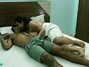 this indian bhabhi is getting full satisfaction sex in the morning