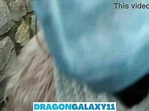 A couple shares outdoor blowjob in park near neighbors