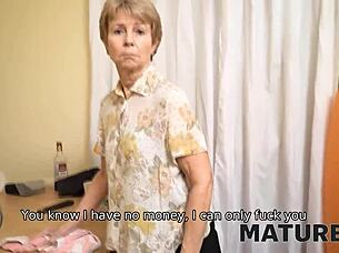 man tempts mature cleaning lady for sex