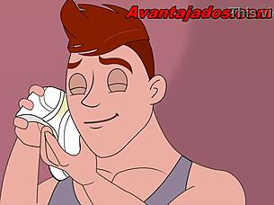 Oh, My Dream Neighbor in Gay Cartoon Porno!