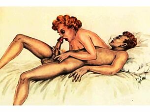 Vintage drawings from anime cartoons and comics!