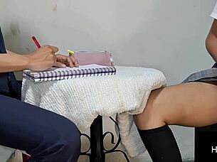 Latina Teen Masturbates In Thong