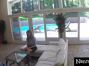 i got caught stealing, so i let my boss creampie my tight pussy to keep my job.