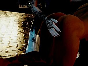 redhead babe katka teases with rough hardcore fetish in anime cartoon