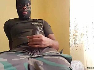 Military wants blowjob, dirty talking while jerking off until orgasm