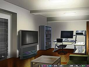 Ex-Classmate Watches Trophy Wife Masturbate In Anime