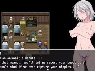 grace explores the labyrinth town in this hentai game part 4
