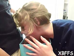 several teen girls play smutty games with rough fucking and oral