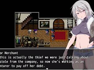 grace explores the labyrinth town in this hentai game part 4