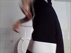 so hot this wonderful but rude girl pee everywhere