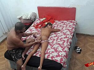 hey, i'm fingering my skinny thai stepdaughter's ass in anal