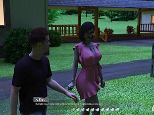 ep11 ladies touch my boner while helping the hotties in game