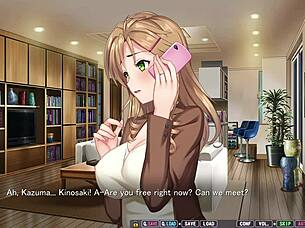 Ex-Classmate Watches Trophy Wife Masturbate In Anime