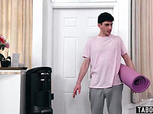 milfs gangbang the black yoga instructor and his student