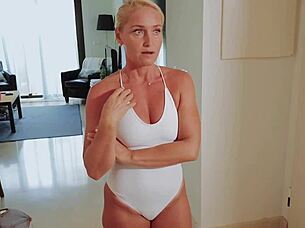 Hot Milf Neighbor Rides Virgin Cock In Cowgirl Pov