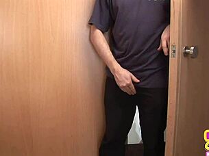 femdom babe in uniform gets pussy banged