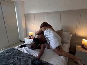 Karen Sleent Cheats with BBC in Roleplay Riding and Doggystyle