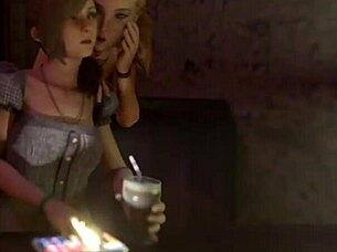 Kate from Life is Strange in 3D cartoon creampie scene.