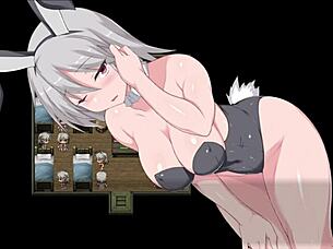 Grace prozkoumává labyrintové město v hentai hře část 4