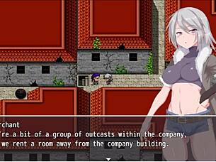 grace explores the labyrinth town in this hentai game part 4