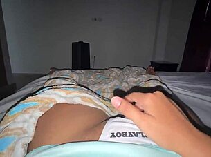 I love fingering my wet tight pussy in the morning before university, feeling the orgasm build