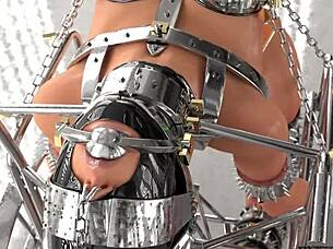 3D BDSM Bondage Fetish Comics Compilation by Cybercaptain!