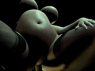 Hot milf can't stop humping plastic dick