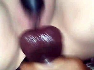 Amateur Wife Sends Cuckold to Fuck Her Ass, Screams in Orgasm from Both Holes