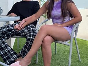 My Stepbrother Putted My Hand On His Big Dick