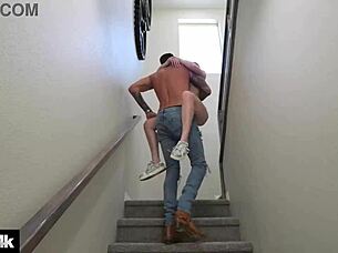 myra moans tight grip squeezes every drop from his balls