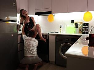I slipped into the kitchen and banged my friend's mom doggystyle after his birthday bash.