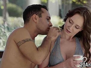 Erotic hottie rides big dikc so hard