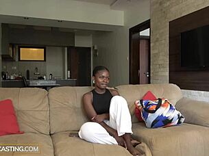 Innocent 18yo African Cutie Fucked By Hung Agent At Bikini Casting?