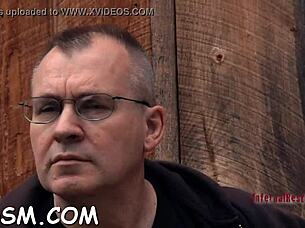 gorgeous blonde in heels experiences outdoor relaxation