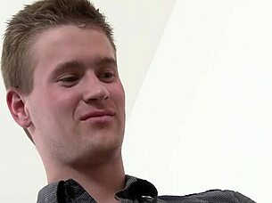 Sophisticated Gay Hunk Gets Sloppy Cock Sucking Blowjob