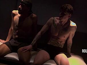 Watch the Kisses and Cocks Orgy Explode!