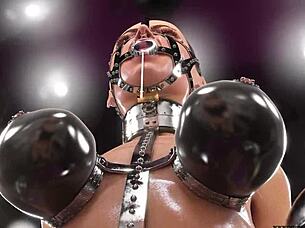 3D BDSM Bondage Fetish Comics Compilation by Cybercaptain!