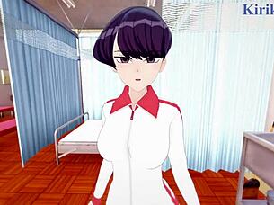 Shoko Komi gets creampied in intense hentai sex