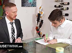 Stepdaughter lets the cock slide inside her and she enjoys it so much