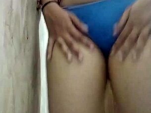 I watched my indian step sister getting ass fucked in bathroom