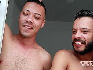 Mutual masturbation with besties in front of cuckold wife