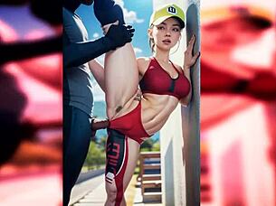 Hot 3D sex animation featuring sporty girls.