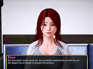 in my new family episode 403, redhead explores erotic hentai adventures with big tits.