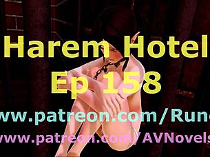 Intriguing adventures in harem hotel 158