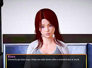 in my new family episode 403, redhead explores erotic hentai adventures with big tits.